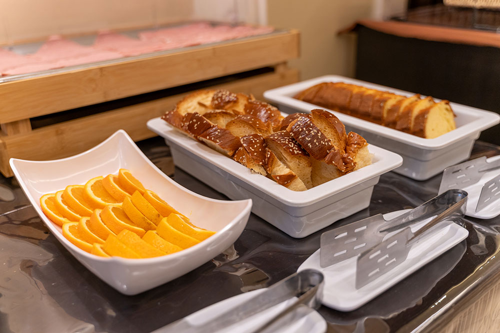Breakfast table
